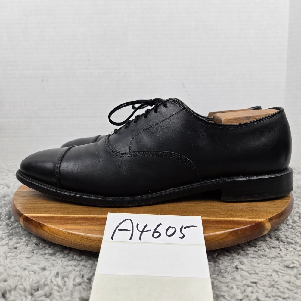 Allen Edmonds Mens 11D Park Avenue Cap Toe Black Leather Oxford Dress Shoe 5615